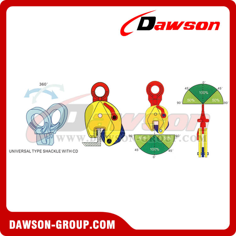 DS-CDD Type Vertical Plate Clamp with Safety Lock