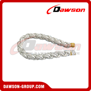 Eight strand rope, mooring rope