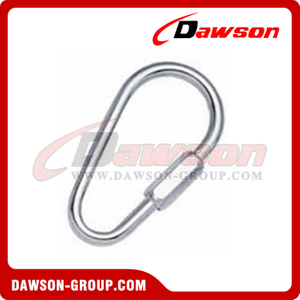 Pear Shaped Quick Link with Zinc Plated