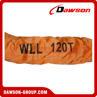 WLL 120T Polyester Round Slings AS 4497