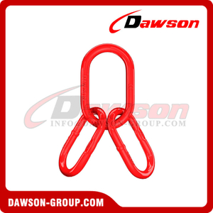  DS094 A347 G80 U.S. Type Super Alloy Steel Welded Master Link Assembly for Wire Rope Lifting Slings / Chain Slings