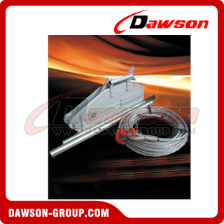 Wire Rope Pulling Hoist Aluminium Body, Wire Rope Cable Pulling Tirfor Hoist
