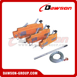 Wire Rope Pulling Hoist Steel Body, Wire Rope Cable Pulling Tirfor Hoist