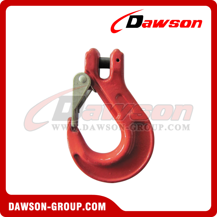  DS333 G80 Clevis Sling Hook with Cast Latch for Lifting Chain Slings