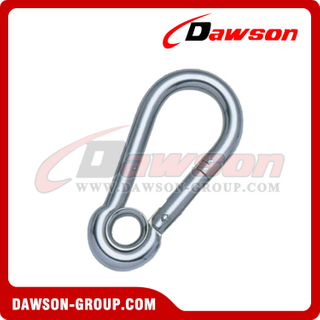 Stainless Steel Snap Hook with Eyelet DIN5299 Form A