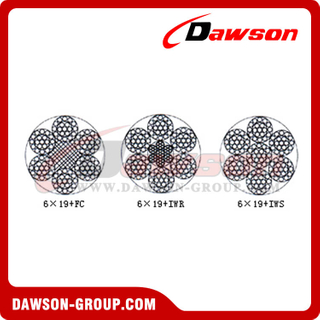 Steel Wire Rope Construction(6×19+FC)
