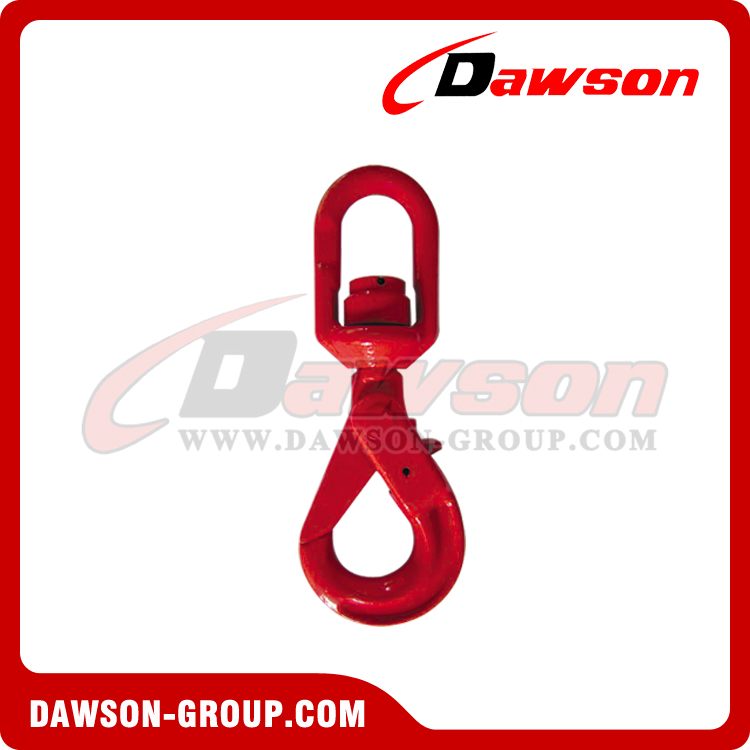 DS042 G80 Swivel Selflock Hook With Bearing for Lifting Chain Slings