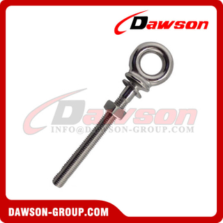 Stainless Steel Long Eye Bolt and Nut and Washer