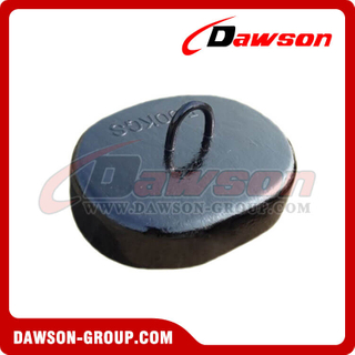 Hot Sale Oval Cast Iron Sinker for Offshore Platform