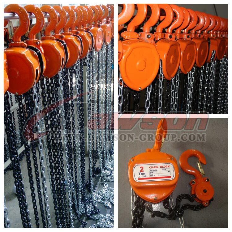 0.5T 1T 1.5T 2T 3T 5T 10T 20T Round Chain Block, Manual Chain Hoist for ...