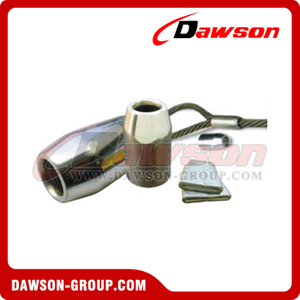 Wire Rope Flemish Eye Steel Swaging Sleeves(DS-505), Carbon Steel Flemish Eye Sleeves