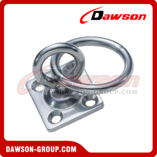 Stainless Steel Pad Eye Swivel with Ring