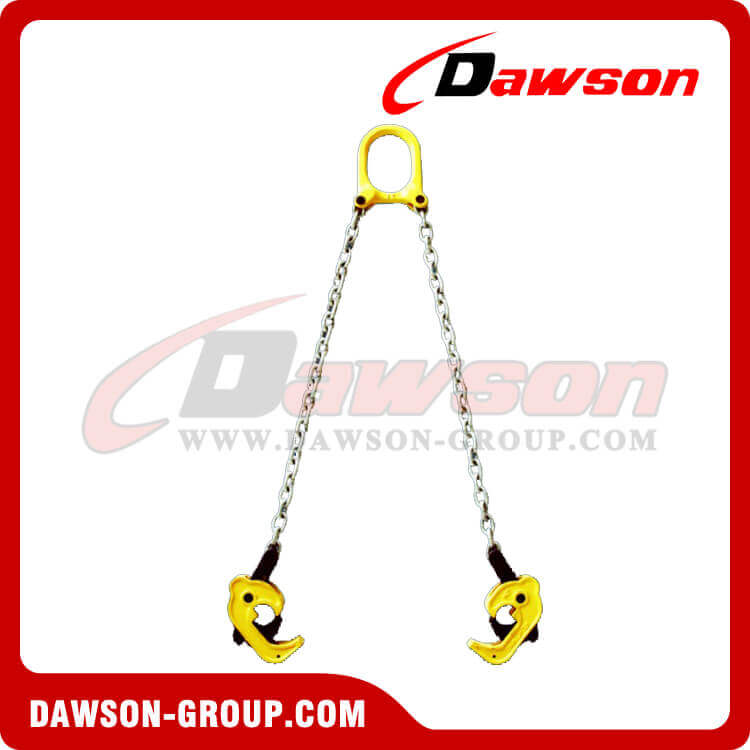 Obstacle car Lifting hook spreader Oil drum clamp Chain clamp Forklift special lifting clamp Sling lifting oil drum Thickened hook clip Color : 2 claw spreader 