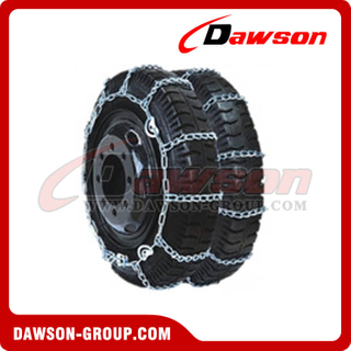 Snow Chain 4×4, Glacier Snow Tire Chains with Cam Tighteners, Light Truck V-Bar Twist Link Tire Chain