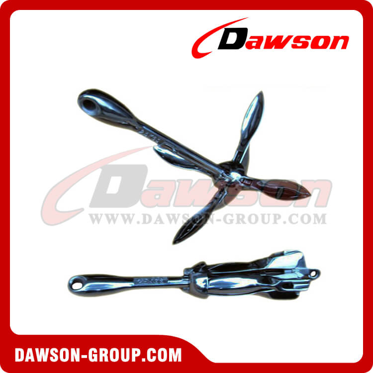 Stainless Steel 316 Folding Anchor Type A / Boat Fitting Folding Grapnel Anchor