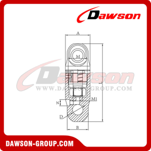  DS316 G80 Rotation Swivel For Hoist