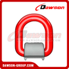 DS344 G80 Weld on Lifting D Rings, Grade 80 Weld-on Pivoting D Link