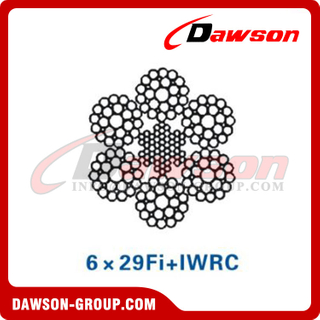 Steel Wire Rope Construction(6×29Fi+IWRC)(6×36WS+IWRC), Wire Rope for Construction Machinery