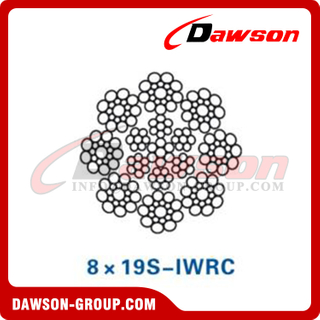 Steel Wire Rope (8×19S-IWRC)(8×25F-IWRC)(8×26WS-IWRC), Oilfield Wire Rope, Steel Wire Rope for Oilfield