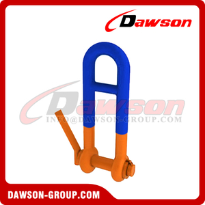 DAWSON DG-59A 1'' - 2'' WLL 8-30 Ton Forged Alloy Steel Construction Sheet Pile Shackles for Pulling Sheet Pile