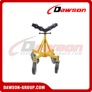 DSTD1108HW Heavy Duty Pipe Stand with Mecanum Universal Wheel, Pipe Grip Tools