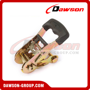 DSRB35309 B/S 3000KG/6600LBS Rubber Handle Ratchet Buckle