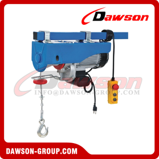 DS800C 12M Mini Electric Hoist with Clamps, Electric Wire Rope Hoist Type C