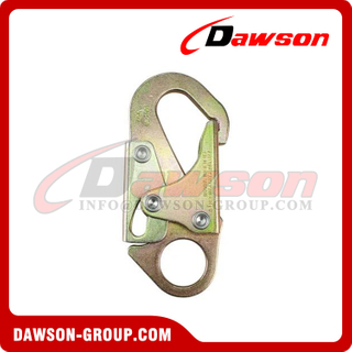 DSJ-2091 High Strength Steel Rope Snap Hook, Sheet Steel Safety Snap Hooks for Rock Climbing