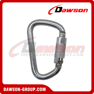 DSJ-1022 30KN Self-Locking Steel Carabiner For Full Body Harness Accessories