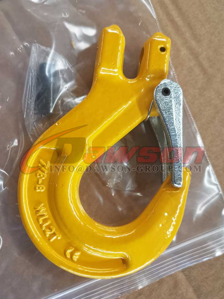 DS673 G70 / Grade 70 New Type Clevis Slip Hook with Latch, Super