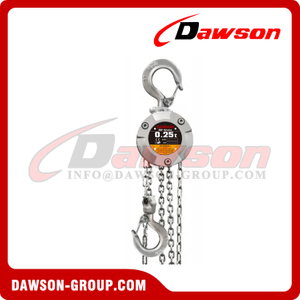 DSVX 360° Rotation Small Aluminum Chain Hoist, Light Duty Chain Block for Lifting