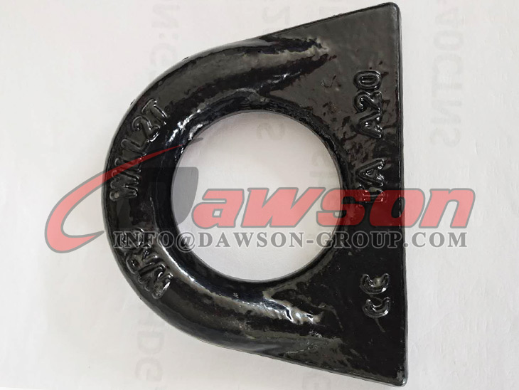 Drop Customized Rigging Carbon Steel Weldon Lifting Lug Pad Eye