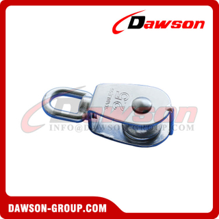 Stainless Steel Single Sheave Swivel Eye Pulley