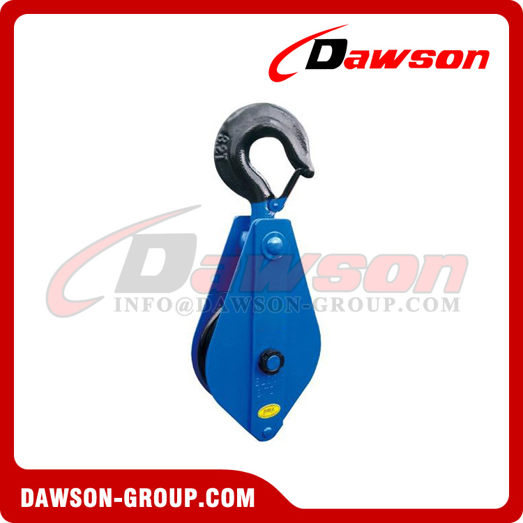 DAWSON Heavy Duty Snatch Block, Lifting Pulley Blocks, Wire Rope Pulley