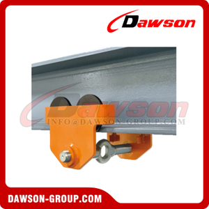 DS-ATP 0.5T - 5T Plain Trolley Clamp, Push Travel Clamp