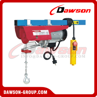 DS400FTB Portable Mini Electric Hoist with Clamps, Electric Wire Rope Hoist Type FTB