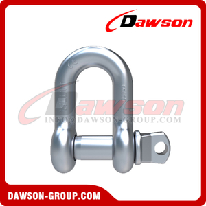 DS959 S6 Screw Type Chain Shackle, Forged Alloy Steel Dee Shackle