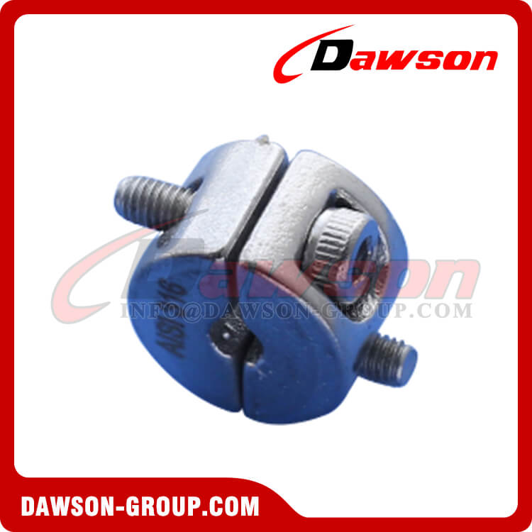 Stainless Steel Stopper on Wire Rope, Wire Rope Ring Clamp Dawson