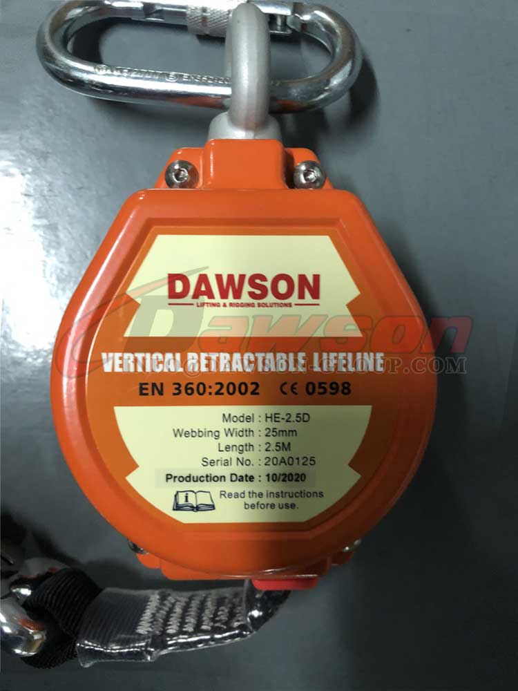 DSMYU001 3M bing SelfRetracting Lifeline(SRL) SelfRetracting