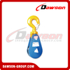 DAWSON Heavy Duty Snatch Block, Lifting Pulley Blocks, Wire Rope Pulley