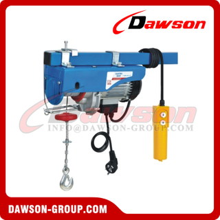 DS400D 12M 20M 30M 40M Mini Electric Hoist with with Quick Installation Hook, Electric Wire Rope Hoist Type D