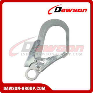 DSJ-2101 High Strength Steel Rope Snap Hook, Sheet Steel Double Action Scaffold Hooks
