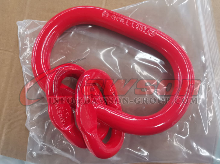 Grade 80 Welded Master Link Assembly With Flat for Steel Wire Rope