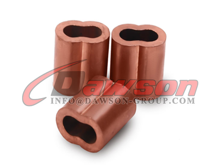 Wire Rope Copper Hourglass Sleeves, US Copper Hourglass Sleeve Dawson