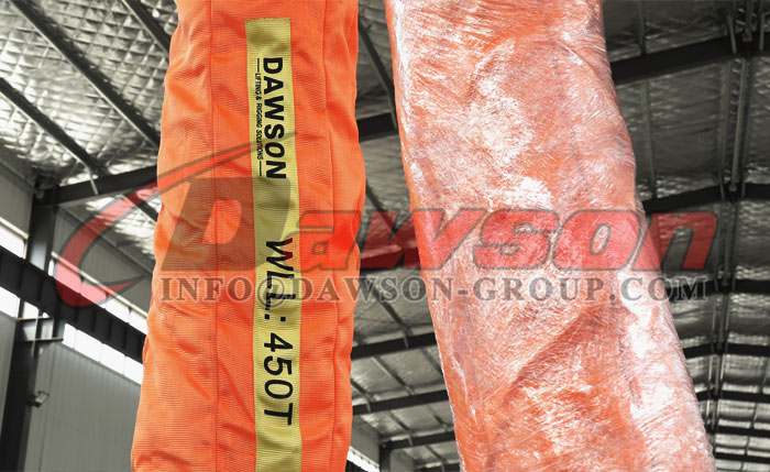 WLL 40T Polyester Round Slings AS 4497, 40000KG Heavy Duty Round