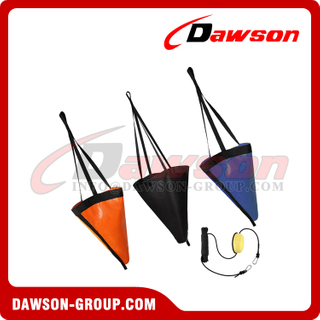 Kayak Canoe Boat Float Marine PVC Sea Anchor Drift Anchor Drogue Drifting Brake Rowing with Retrieving Tow Throw Line