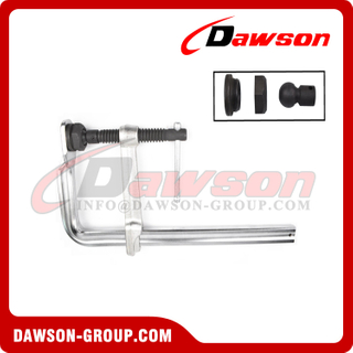 DSTDF02 Extra Heavy Duty Drop Forged F Clamps, Chrome Plated, Adjusted Quickly