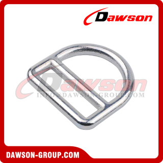 DSJ-3006 Outdoor Climbing Fall Protection D-Ring, Forged Steel Safety Harness Slotted D Ring