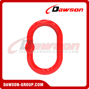  DS093 G80 A344 U.S. Type Welded Master Link with Flat for Chain Lifting Slings / Wire Rope Lifting Slings