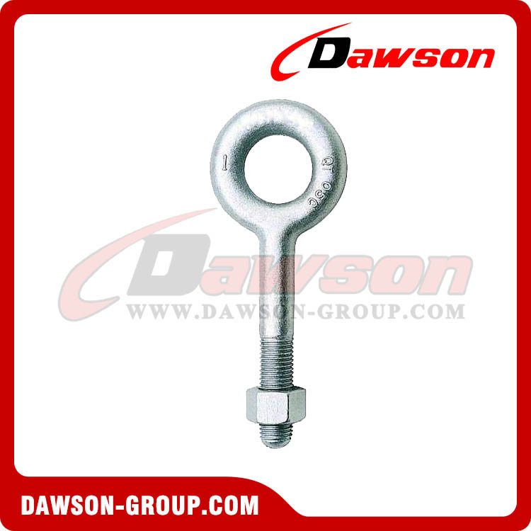 Eye Bolt With Hex. Nut, thimble eye bolt Dawson Group Ltd. China Manufacturer